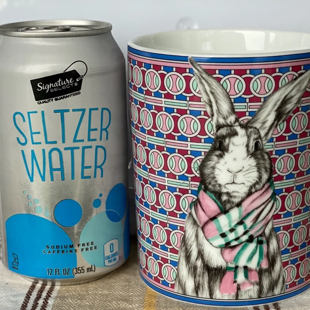@noa_bolozky  Scarf Bunny Mug SET OF 2 18oz NWT - Picture 2 of 3